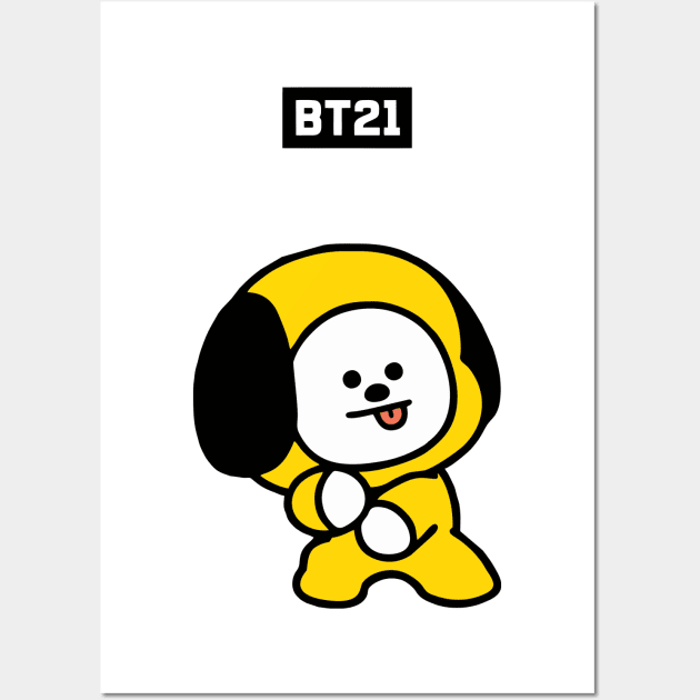 bt21 bts exclusive design 76 Wall Art by Typography Dose